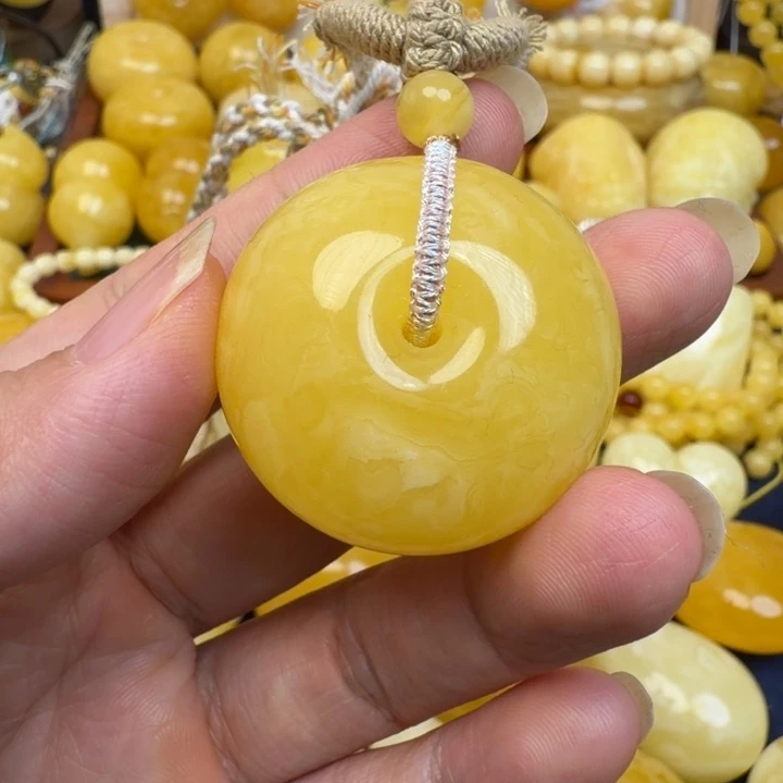 蜜蜡未镶嵌颈饰天然蜜蜡