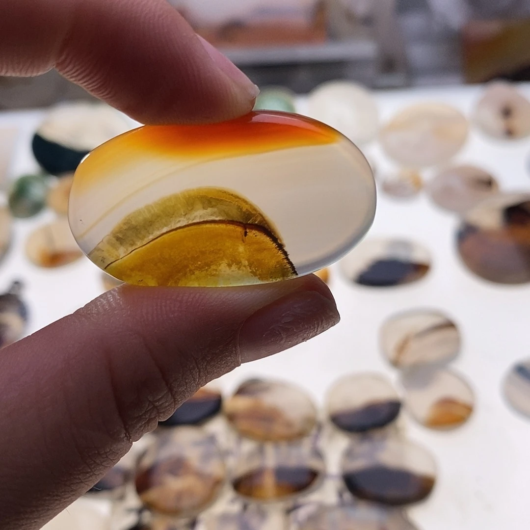 未镶嵌玛瑙/玉髓珠宝奇石雷*