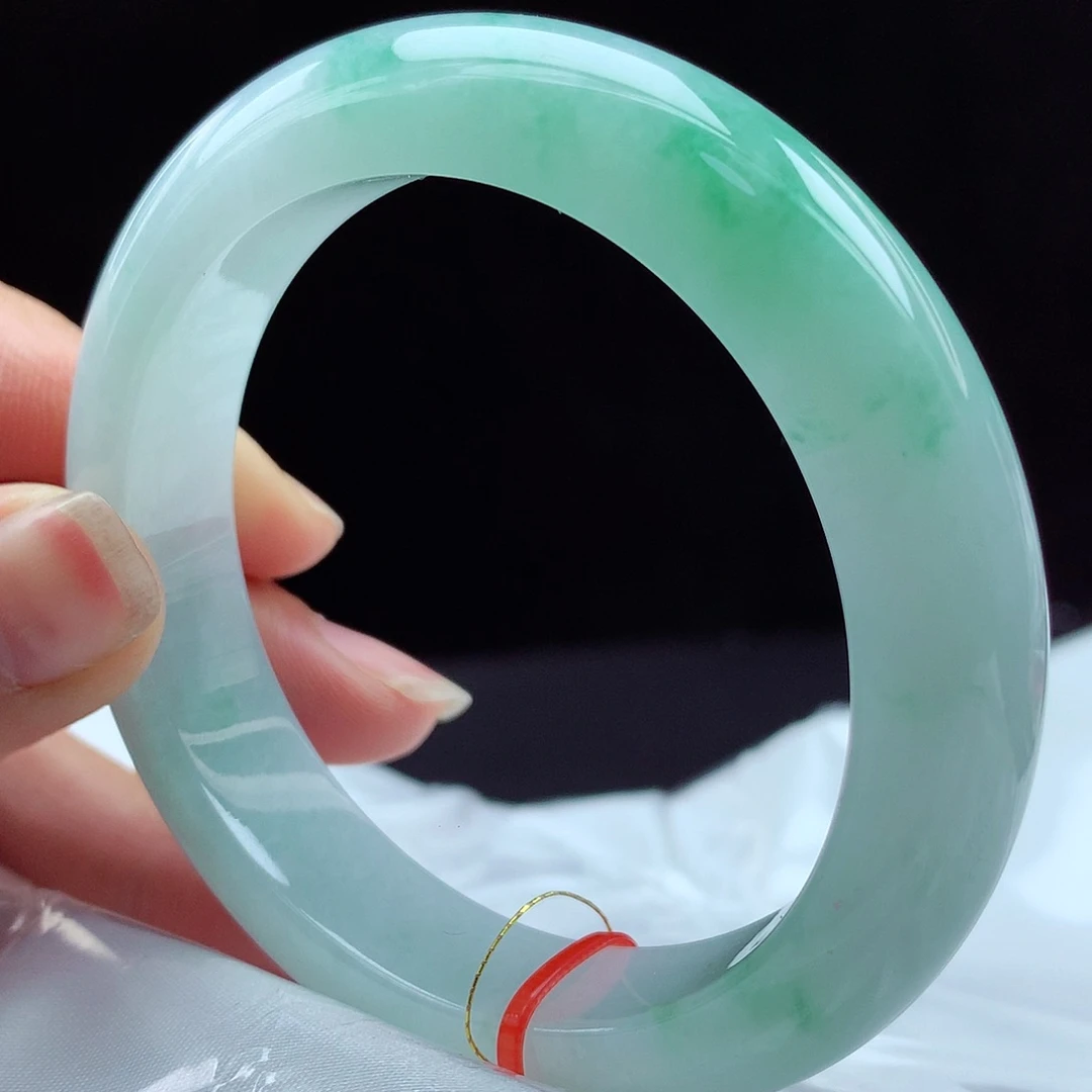 未镶嵌手镯翡翠57圈698