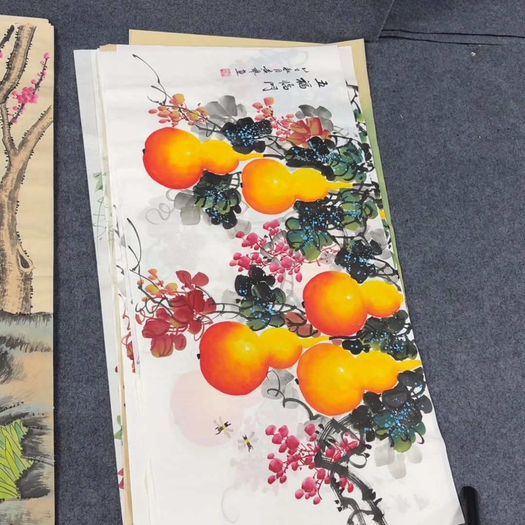 国画100×50画画画画