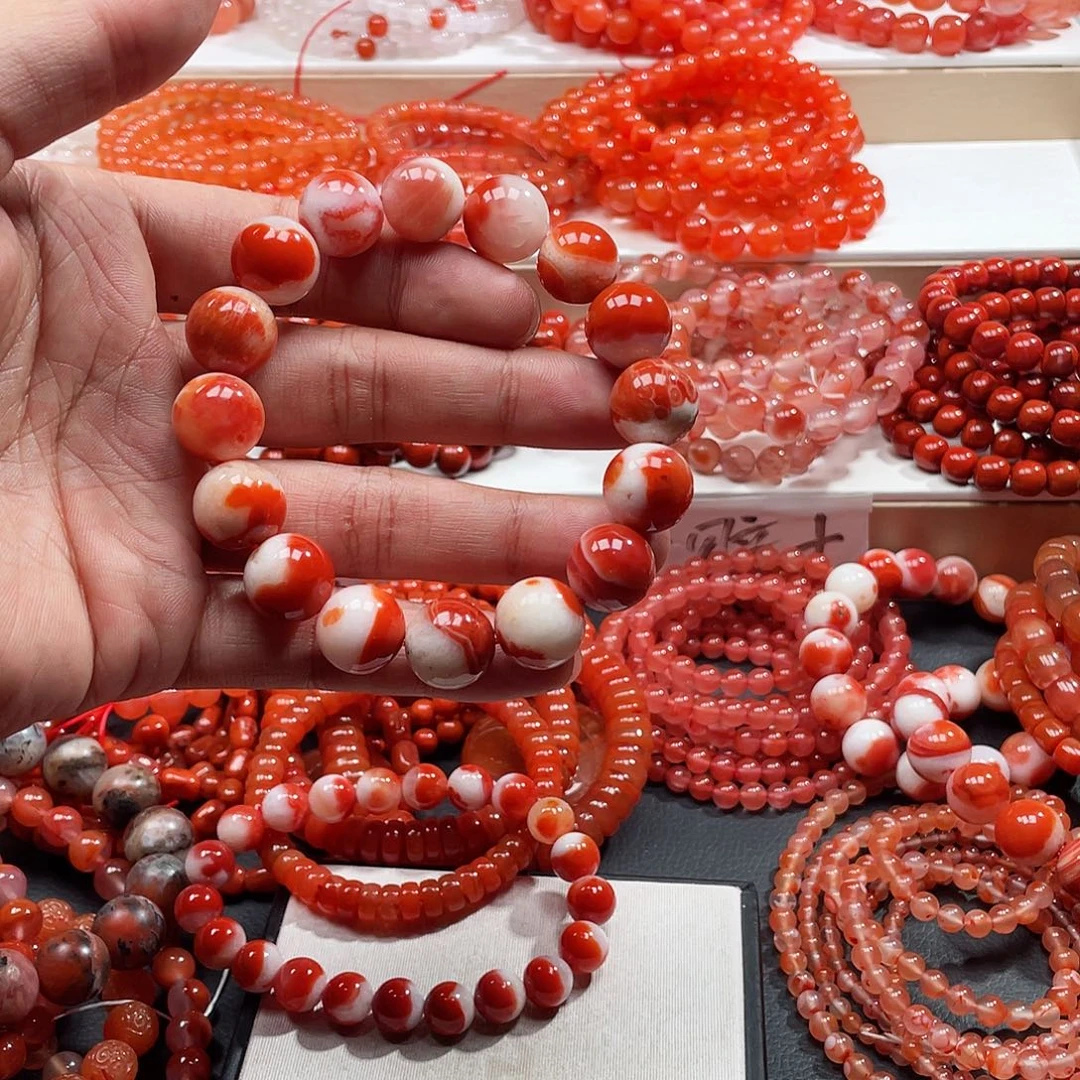 _***.南红玛瑙未镶嵌手链