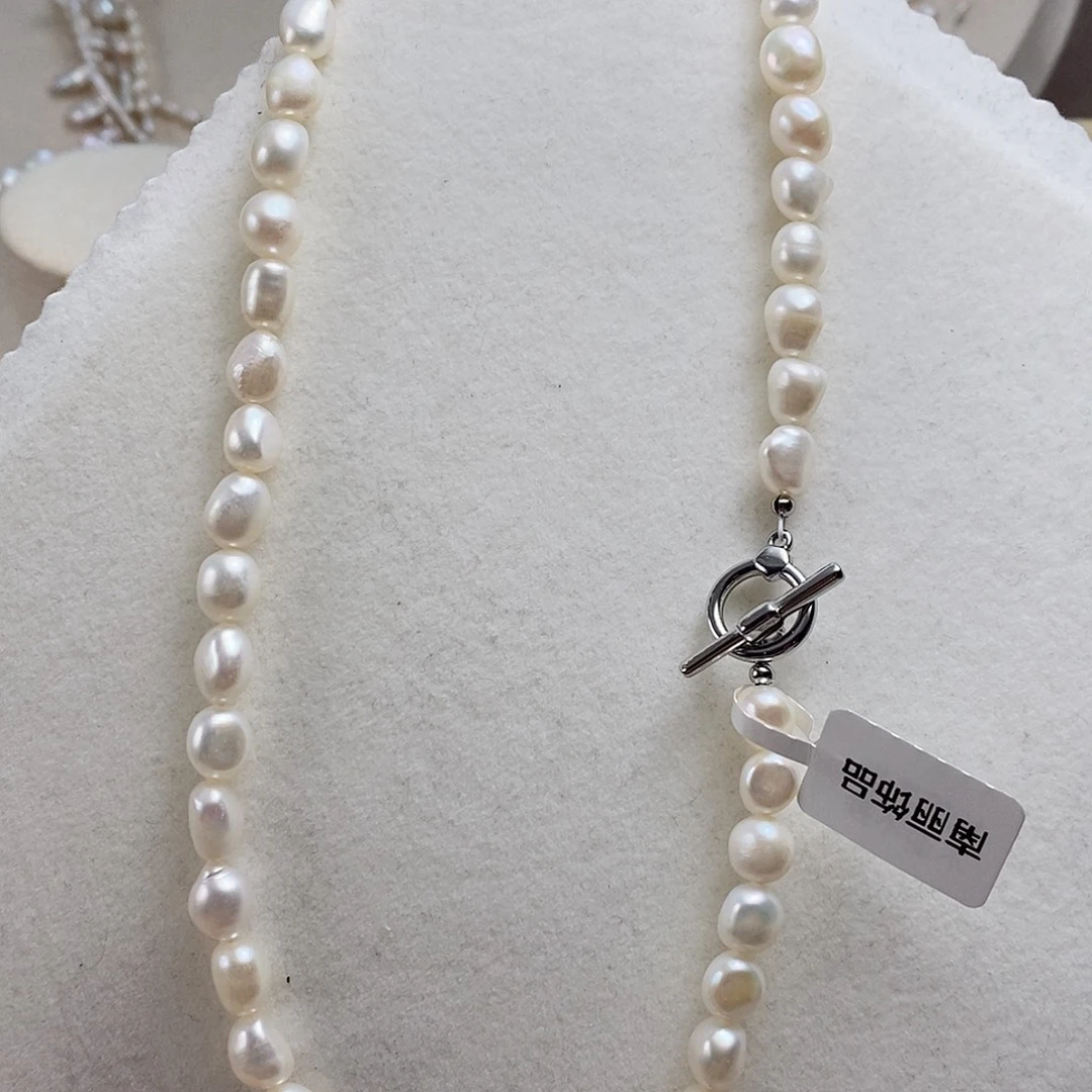 淡水珍珠耳饰钛钢