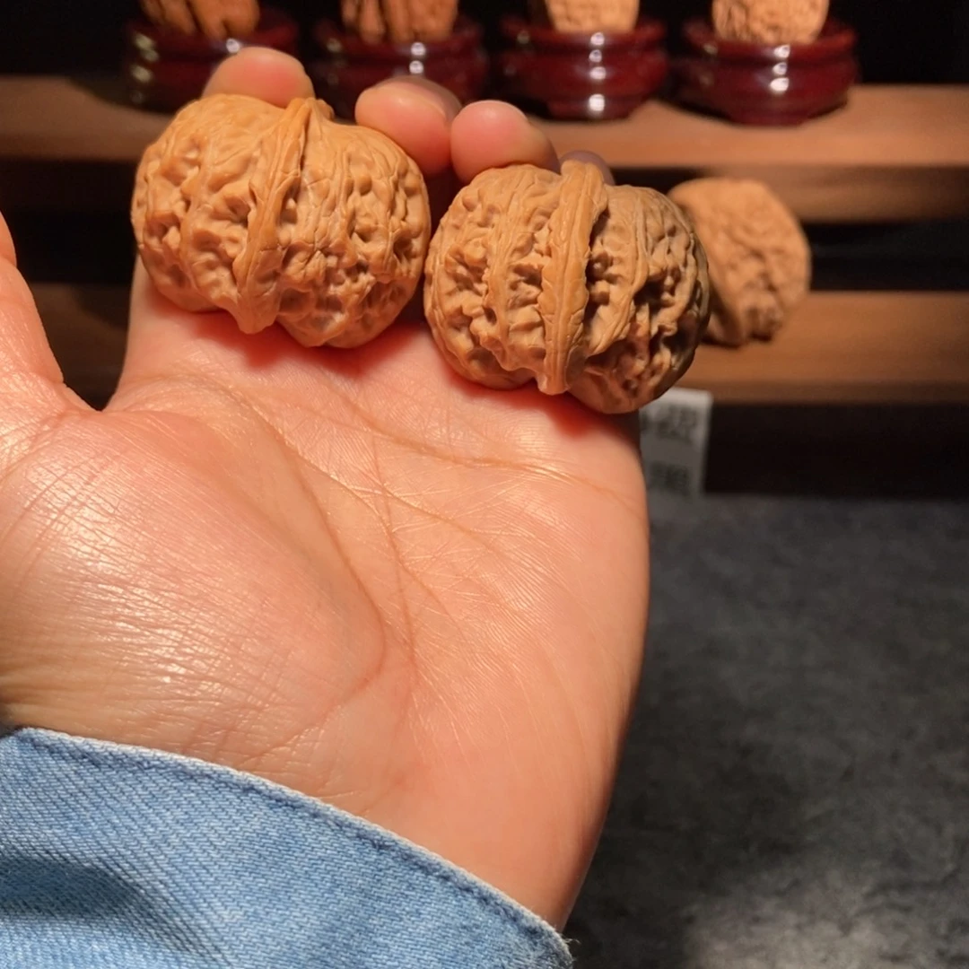 核桃手串/手链苹果元宝全品无修全品红皮39