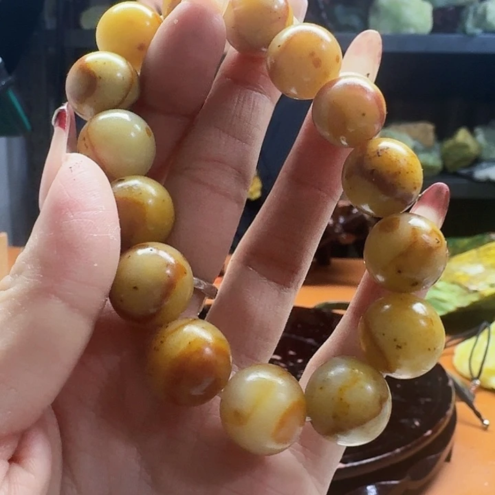 蛇纹石玉原石未镶嵌随机发118