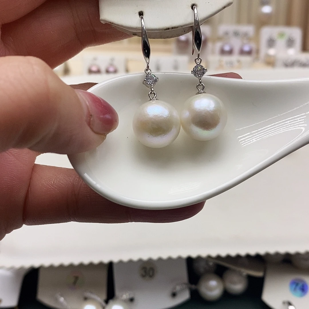 幵***己颈饰淡水珍珠银S925镶嵌