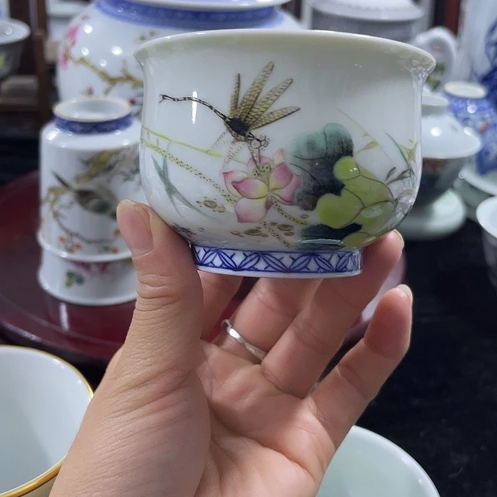 景德镇陶瓷手绘主人杯