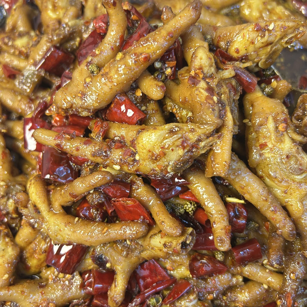 自贡香辣特产鸡爪卤味即食下酒小吃冷吃麻辣味熟食追剧零食