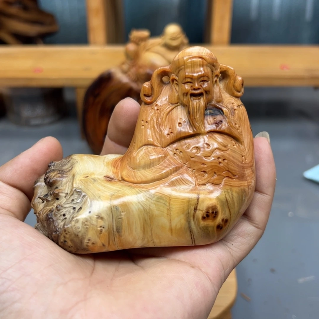 爱***冬木崖柏木摆件手把件