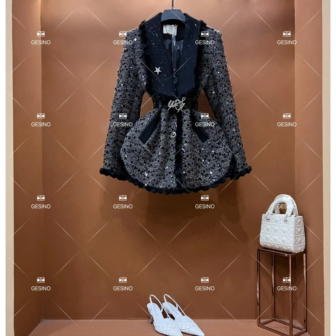 秋冬气质小香风时尚设计师短款羽绒服 QD-2025652