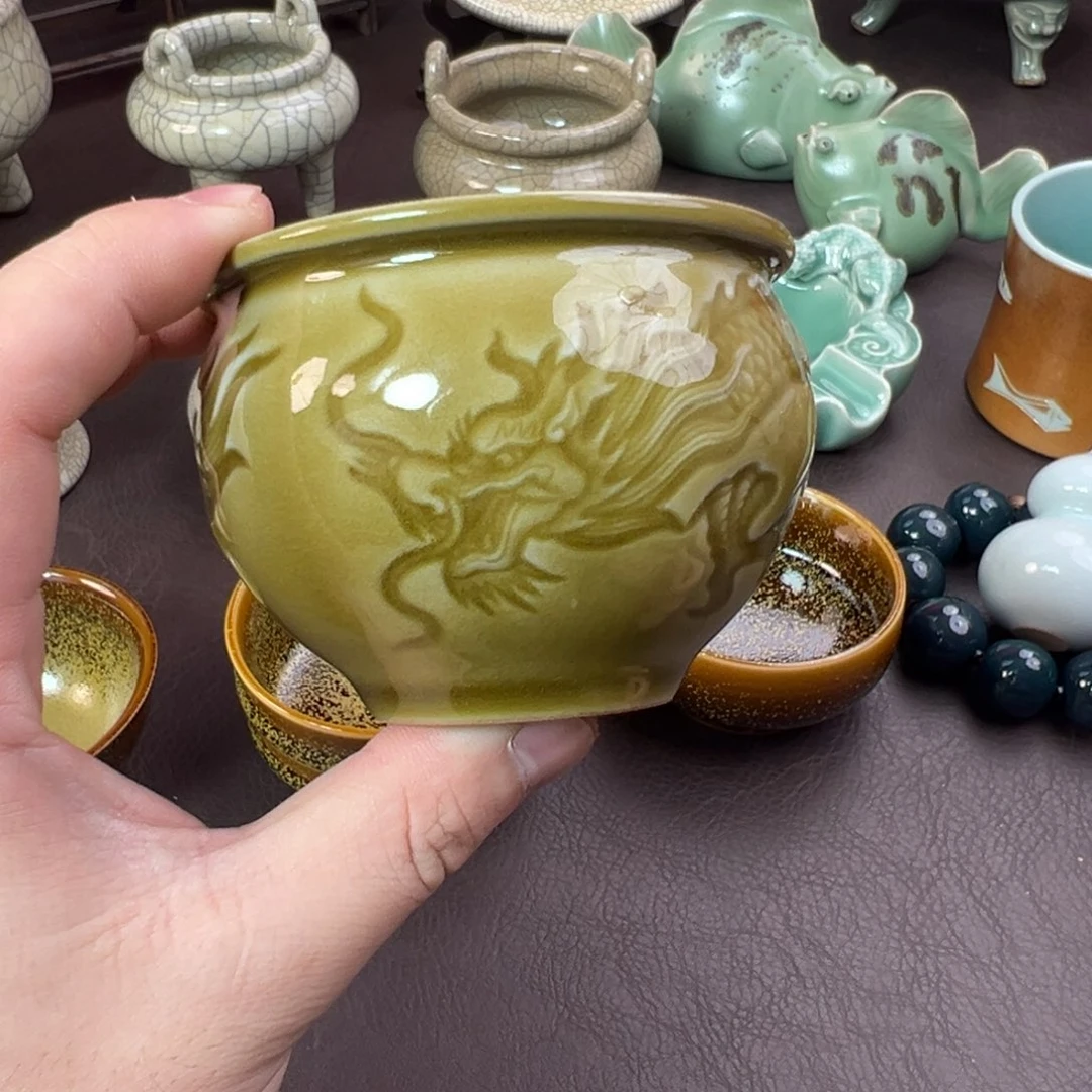 青瓷茶器青瓷茶器微瑕