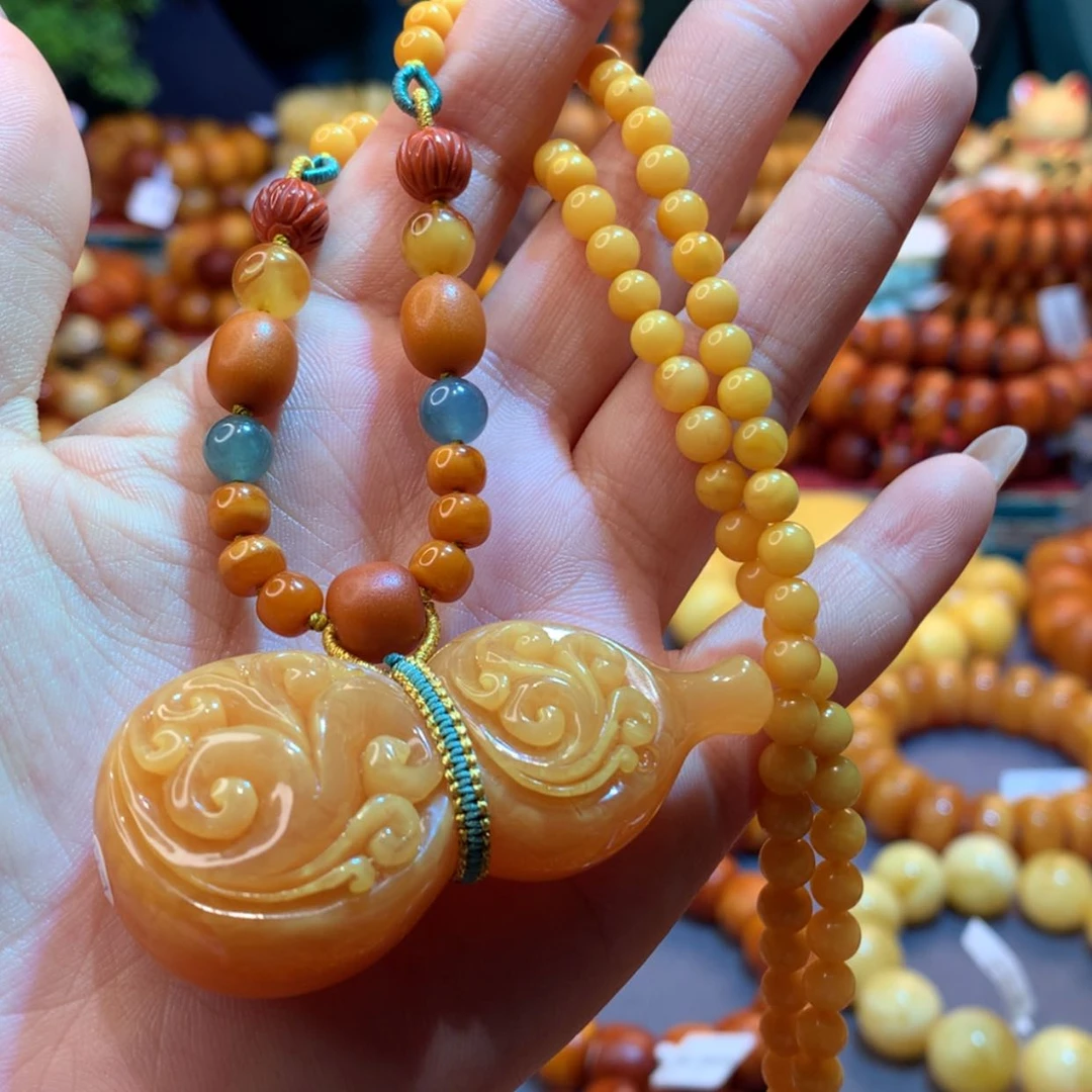 【闪购商品】蜜蜡吊坠(赠链)未镶嵌