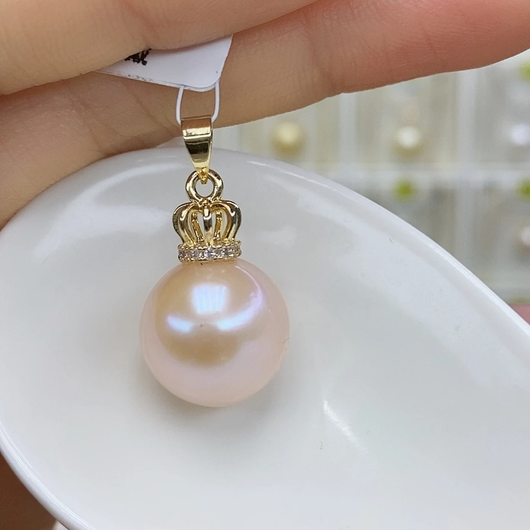 合金淡水珍珠吊坠(赠链)