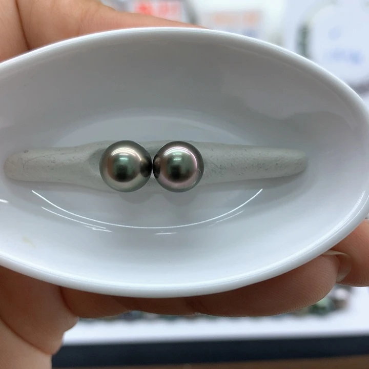 海水珍珠裸珠8+对珠