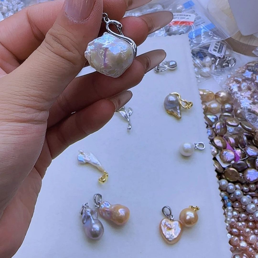 未镶嵌项链定制79淡水珍珠