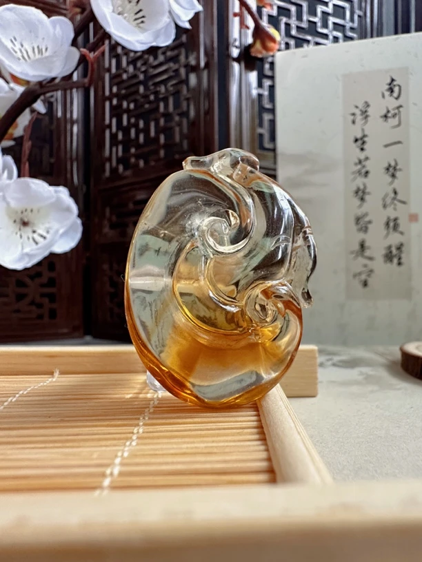 非金属陶瓷吊坠 【如意堂奶奶设计】(灵芝如意)如意吊坠