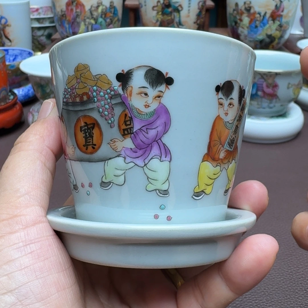 景德镇手工手绘展示