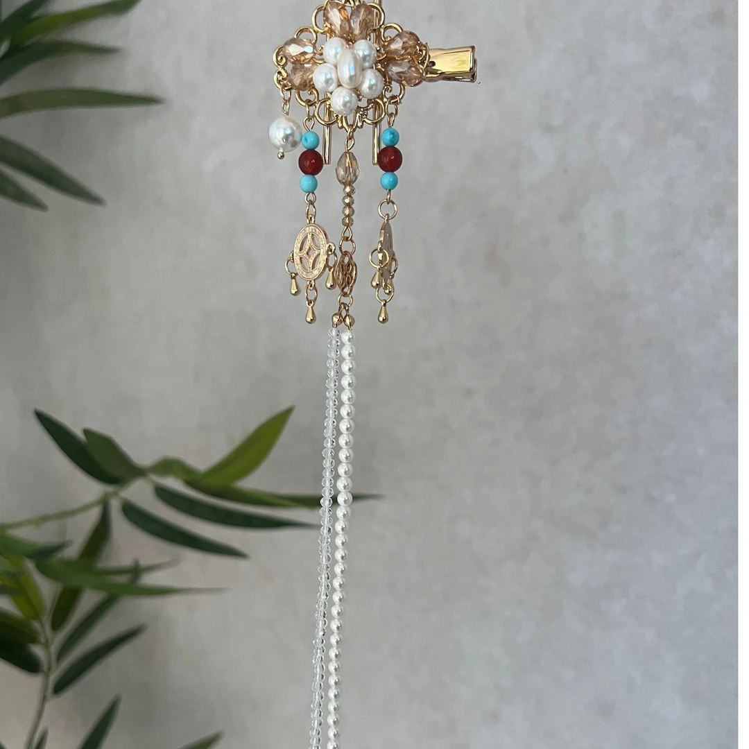 古悦倾城（岫白）古风汉服发饰