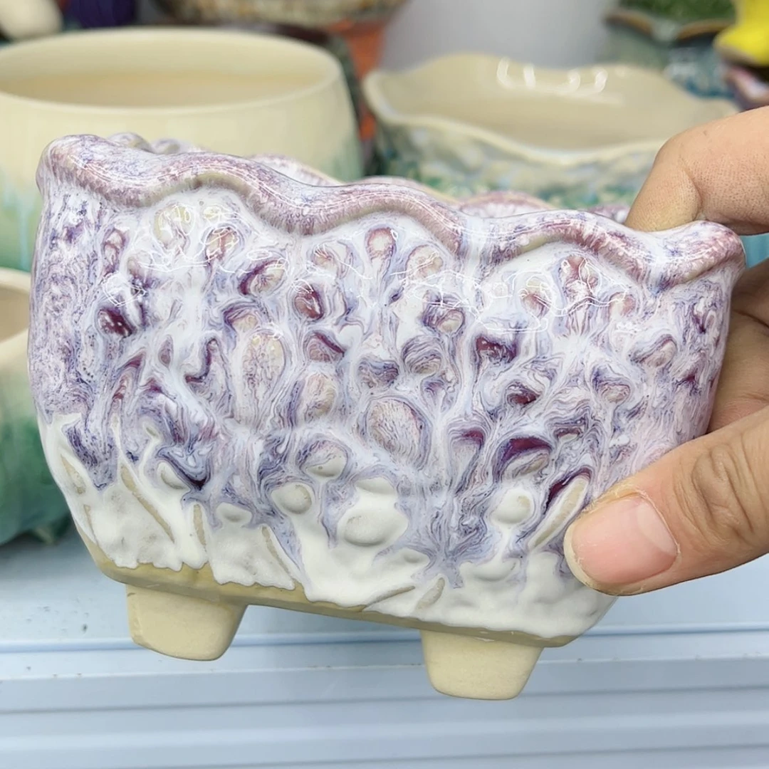 【闪购商品】陶瓷多肉绿植陶瓷花盆