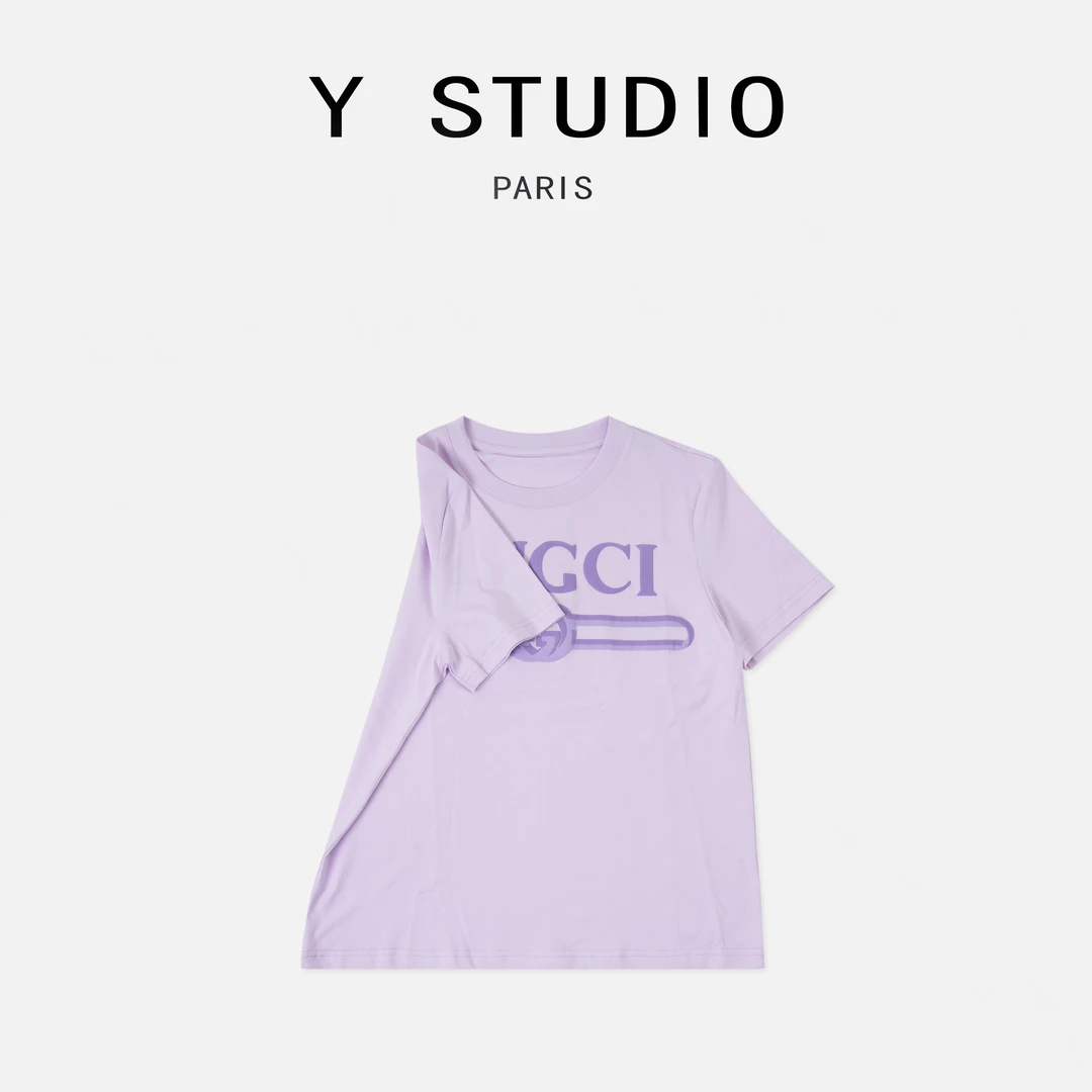 【大妮专属】（心绪泪）2025夏季高街气质百搭时尚短袖T恤简约