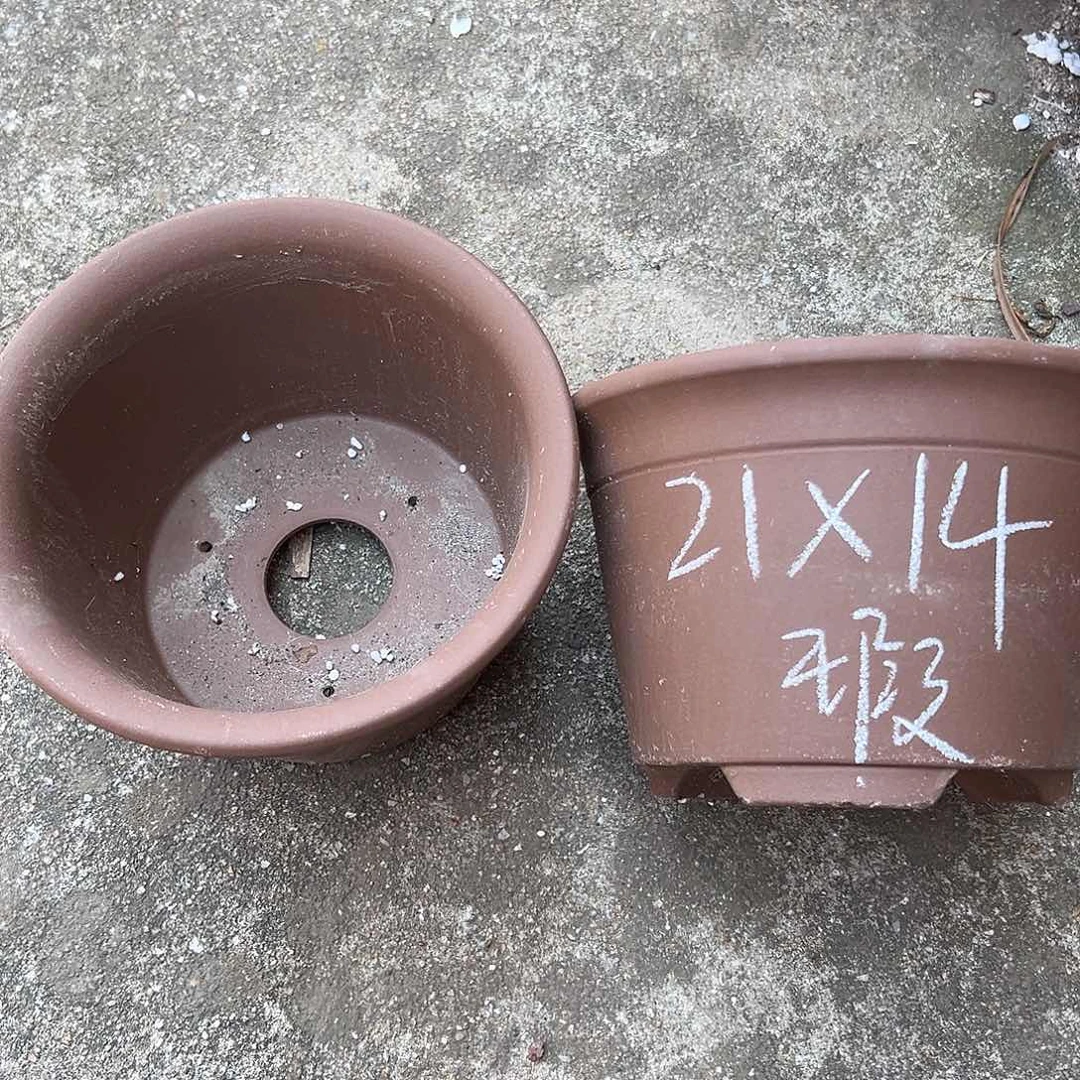 紫砂花盆宜兴紫砂花盆源头2只