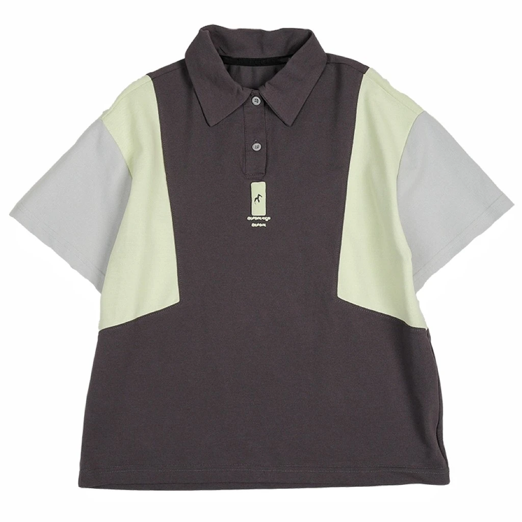 Y7682男童夏装撞色拼接polo衫短袖韩版童装半袖