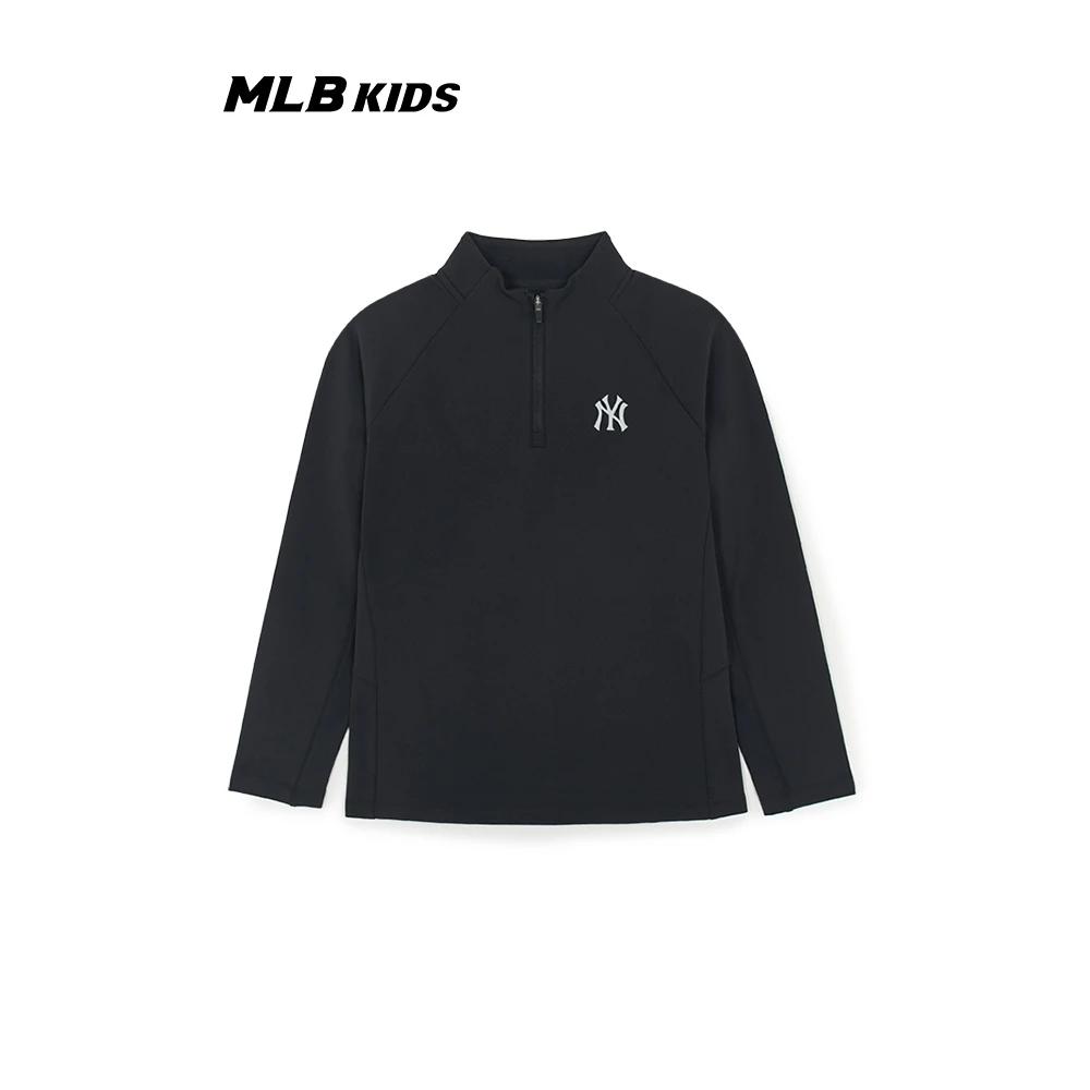 MLB儿童官方男女童经典队标LOGO长袖25秋冬新款