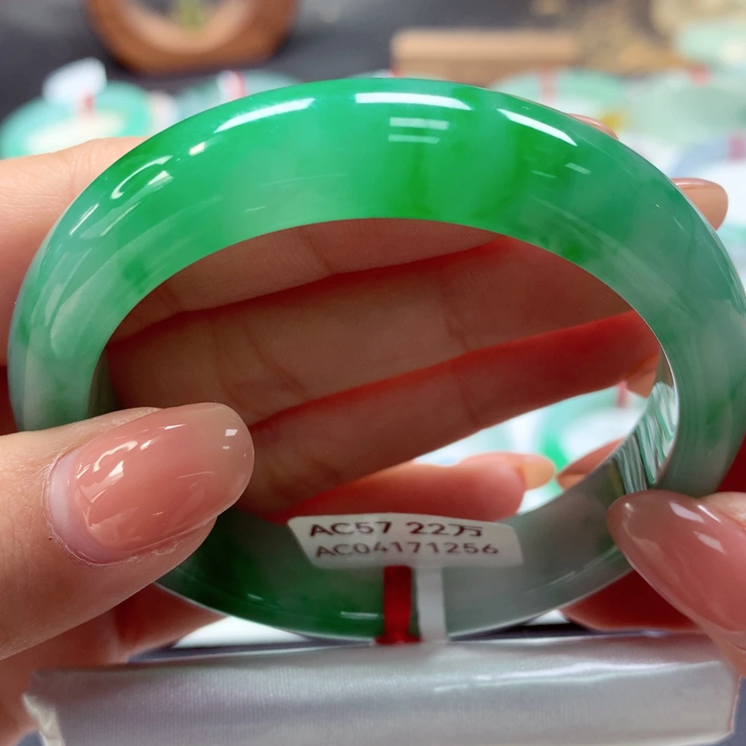 翡翠手镯未镶嵌57正（26）5号