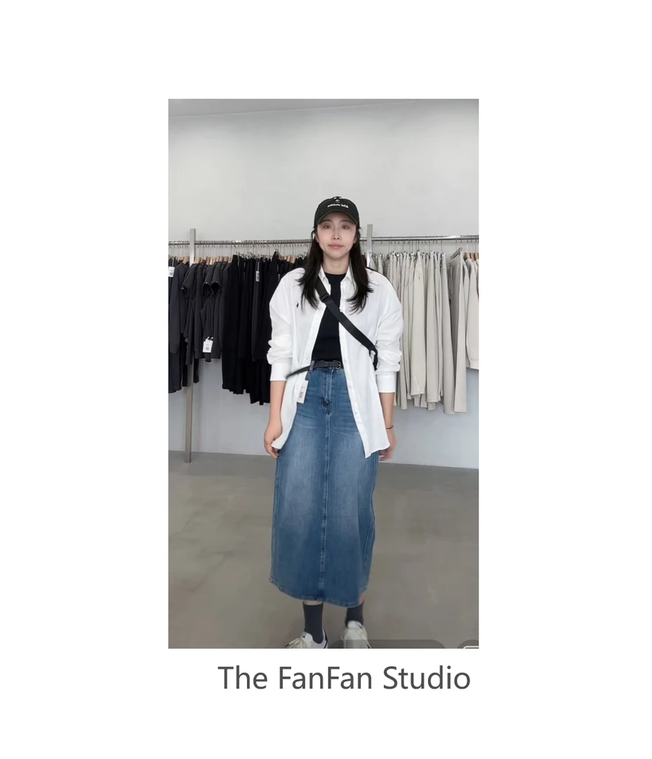 2257休闲时尚牛仔半身裙