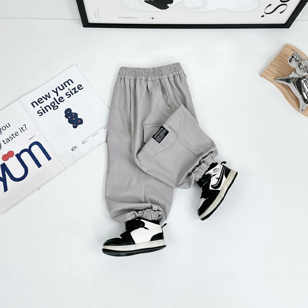 男童裤子春夏款儿童休闲裤2025新款春装潮 DMC7161 悠悠童话童装