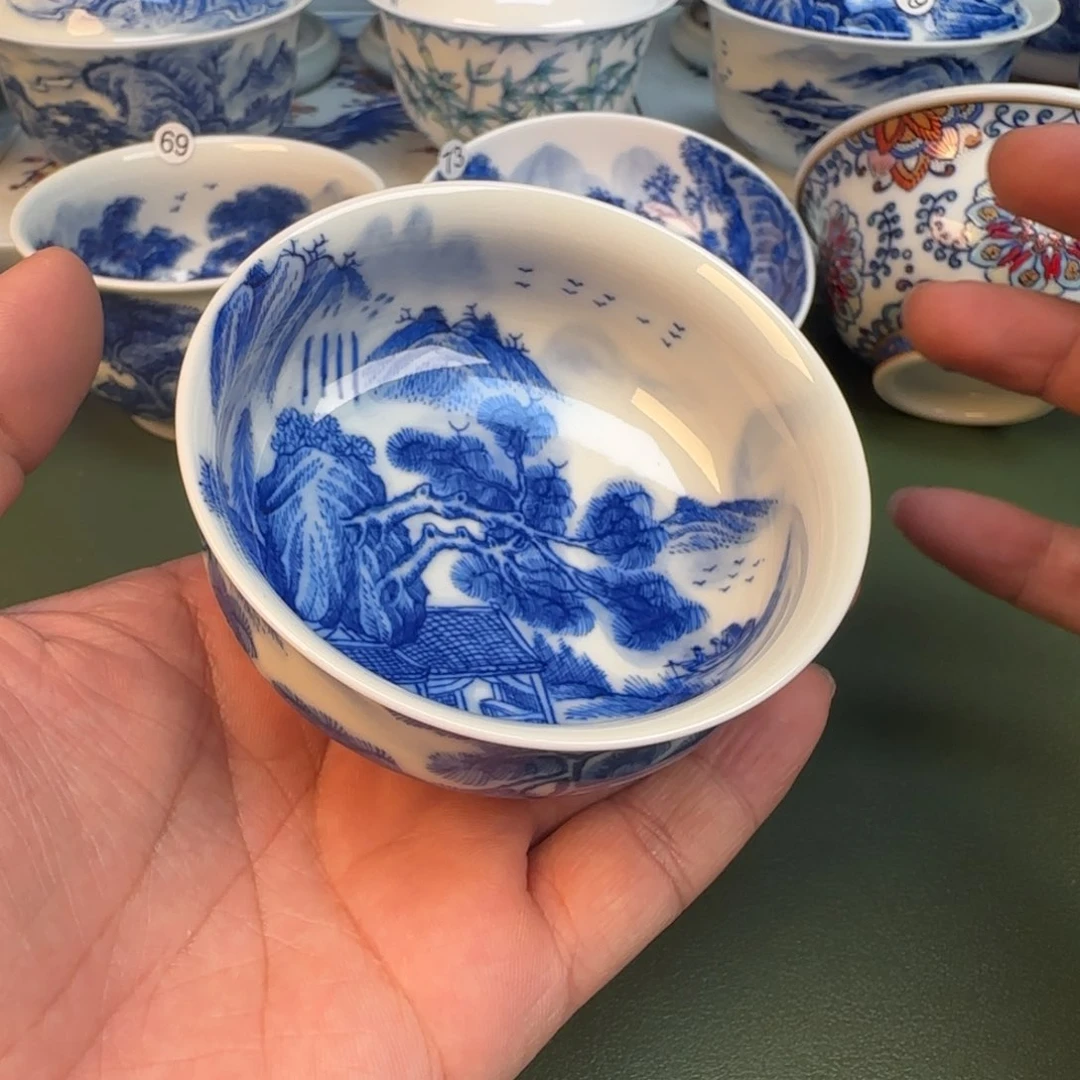 纯手工纯手绘茶具85