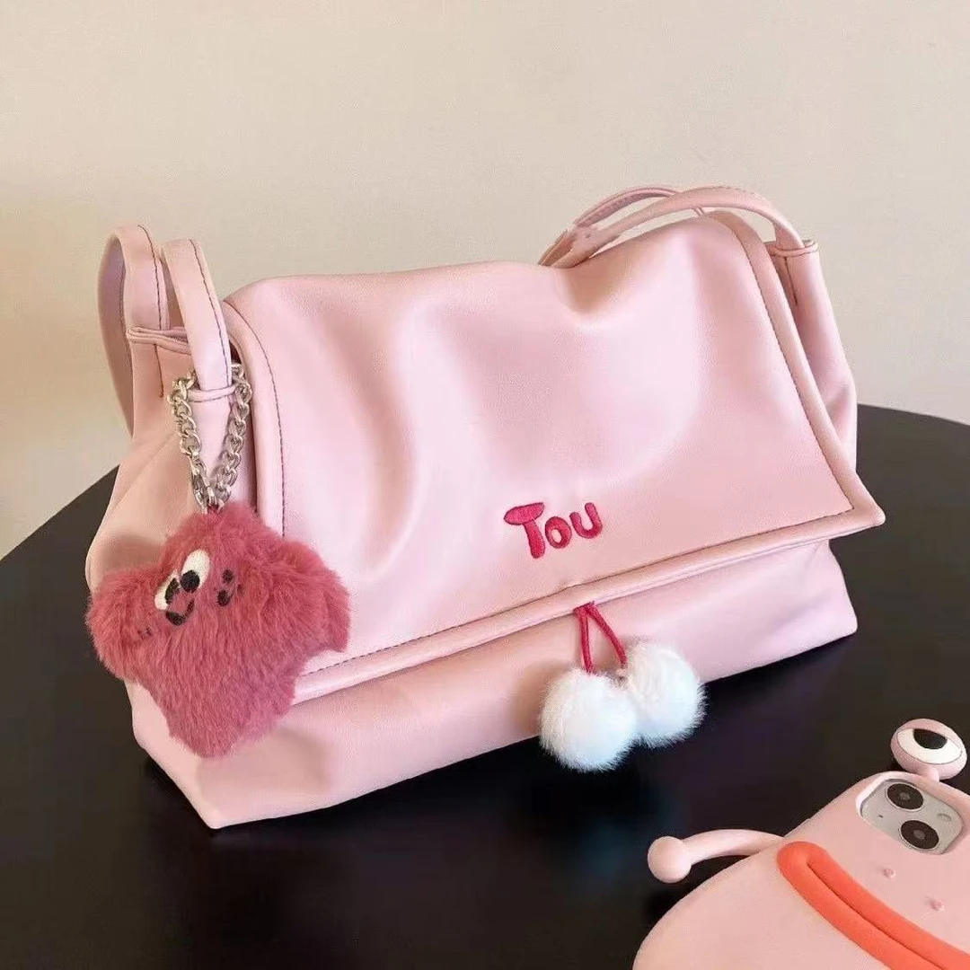 大容量包包女2025新款春夏软皮时尚包通勤托特包大学生上课单肩包