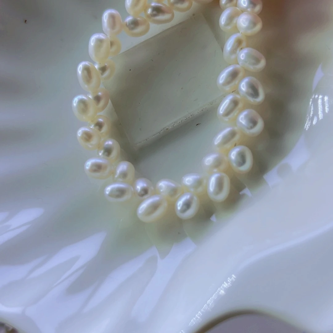淡水珍珠手绳合金