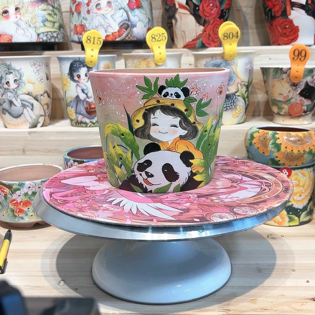 紫砂花盆手工花盆默认微瑕15.5/13微瑕