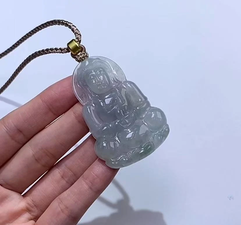 306011/天然缅甸翡翠A货观音   多样性一件发