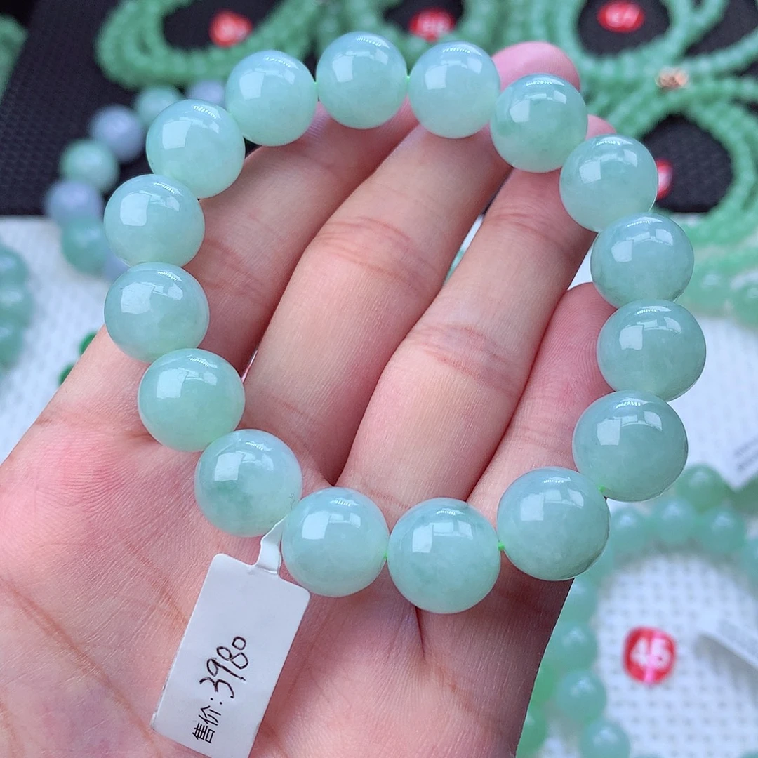 翡翠未镶嵌毛衣链