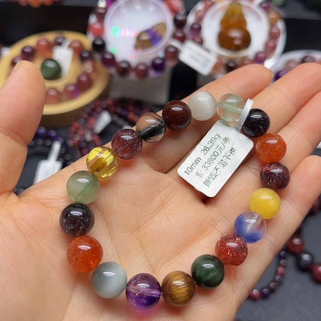 水晶手链未镶嵌天然水晶