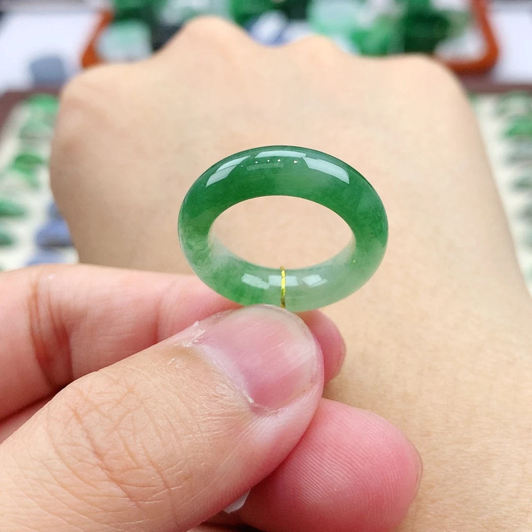未镶嵌戒指翡翠9号
