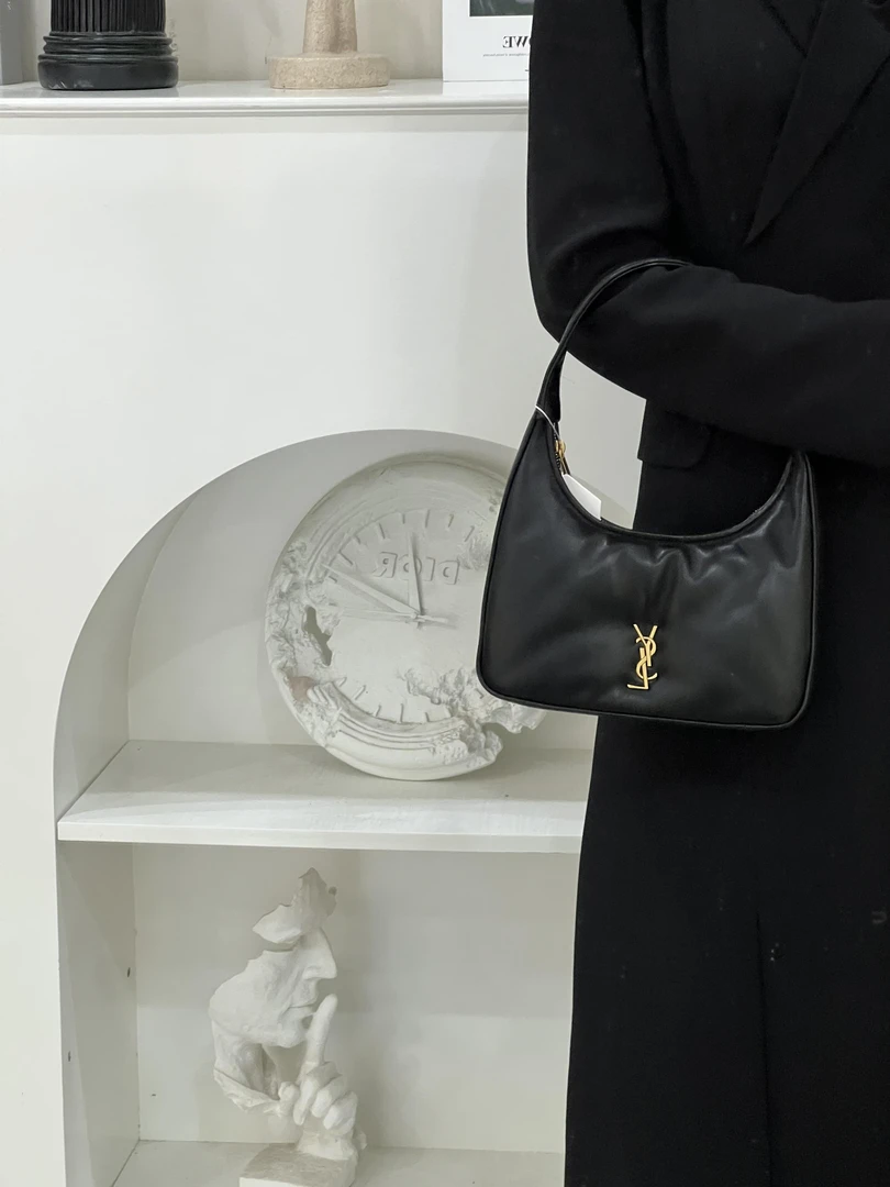 99新 YSL/圣罗兰 ysl calypso mini黑金腋下包/甄选