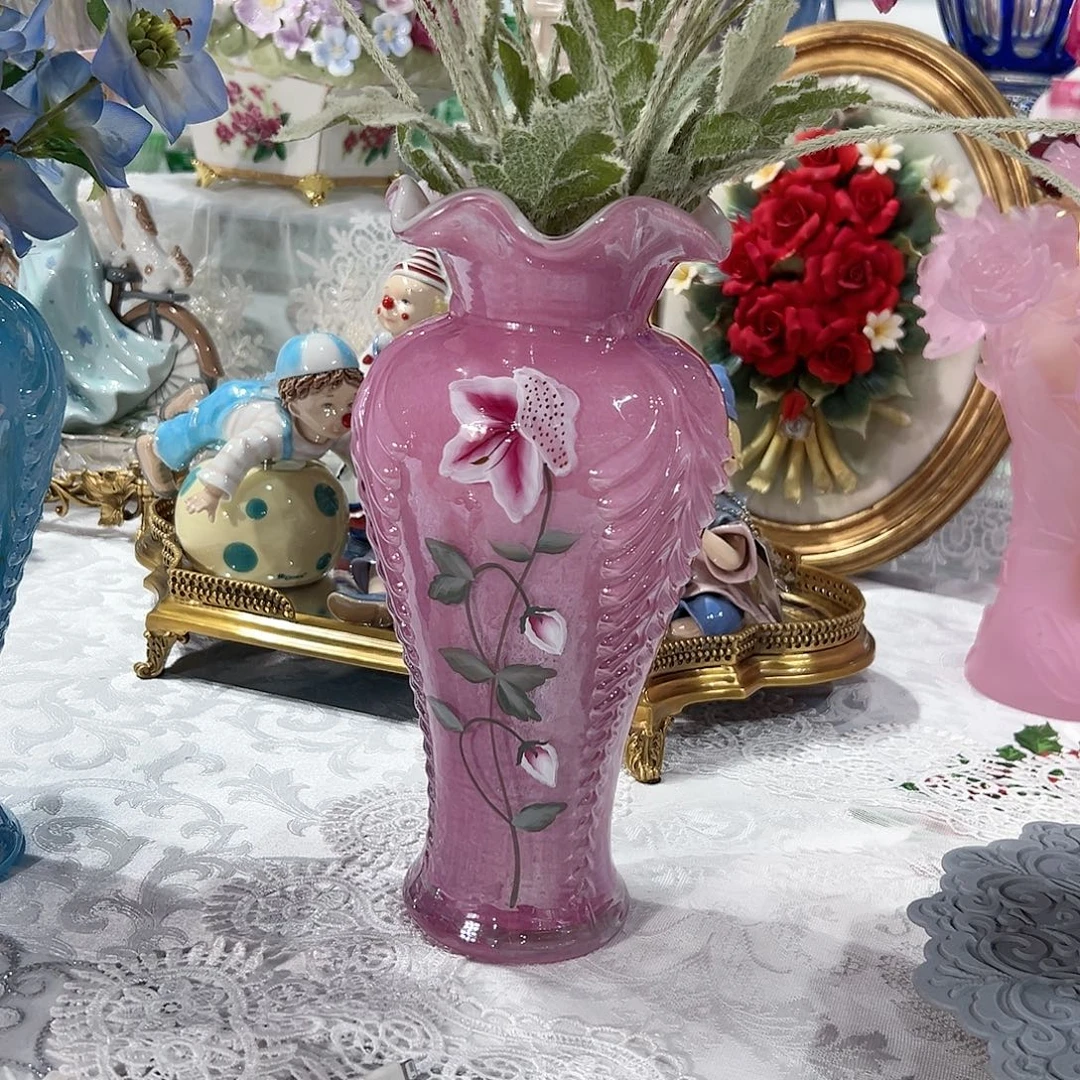 陶瓷0131福利粉色美人瓶