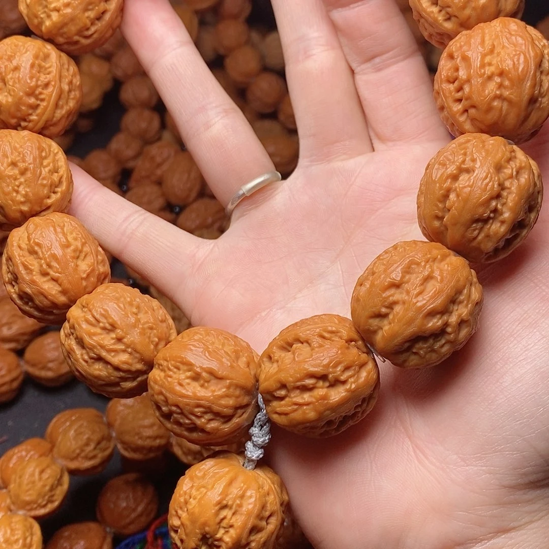 【闪购商品】文玩核桃吊坠虎头粗筋26