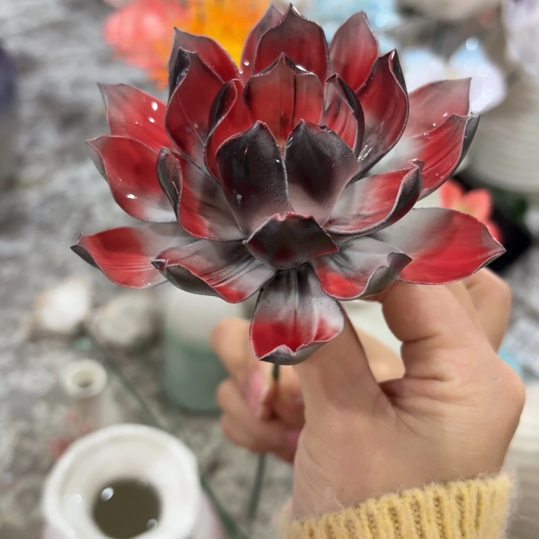 陶瓷花拍满20元发货退款的拉黑