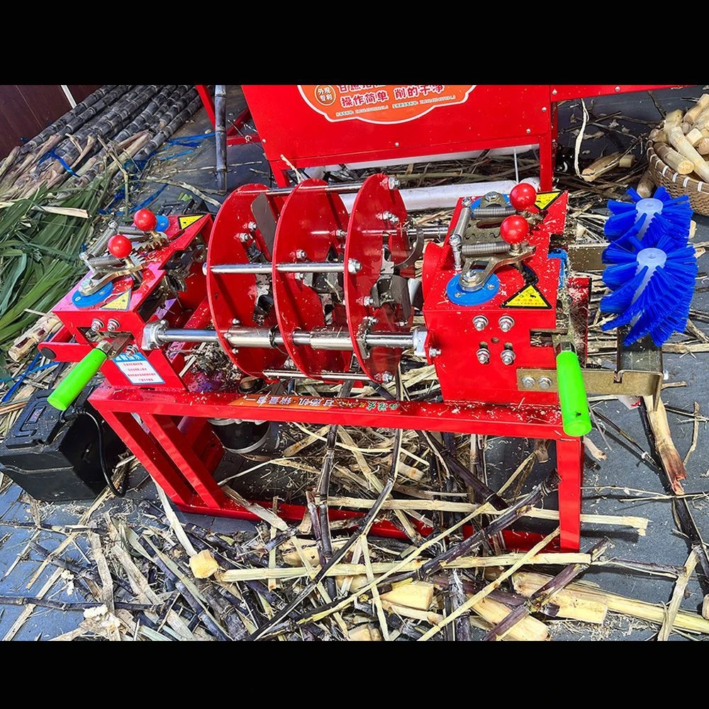 【豫发厂家直发】全自动甘蔗削皮机商用甘蔗去皮机切段刮皮机