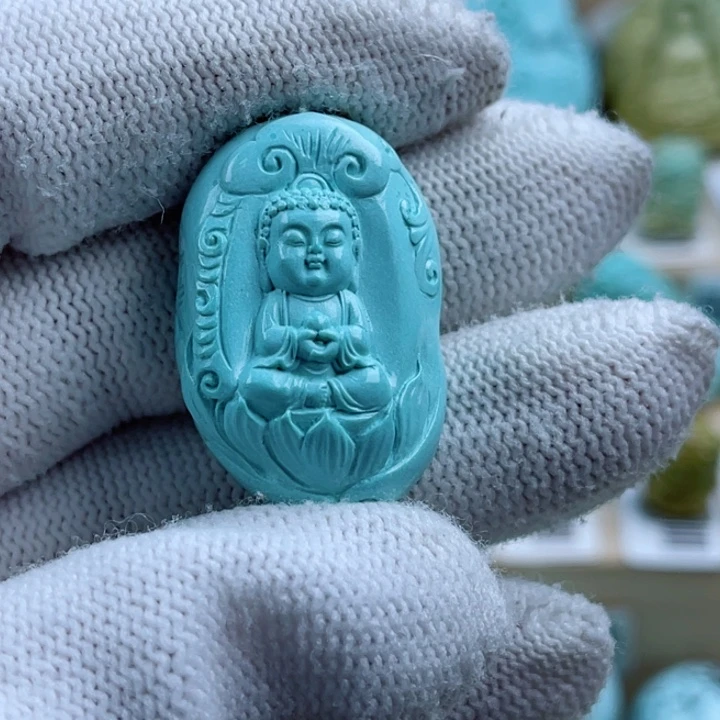 绿松石未镶嵌珠宝奇石