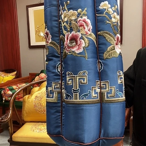 福利现货 高精密万字格 蓝色 扶手枕