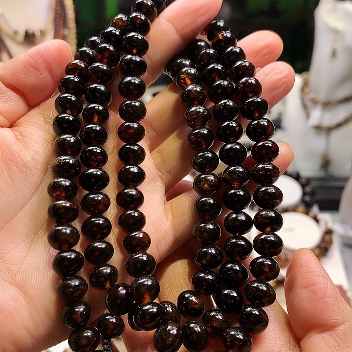 琥珀未镶嵌裸石9m翳珀