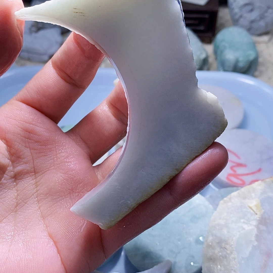 翡翠未镶嵌颈饰5588