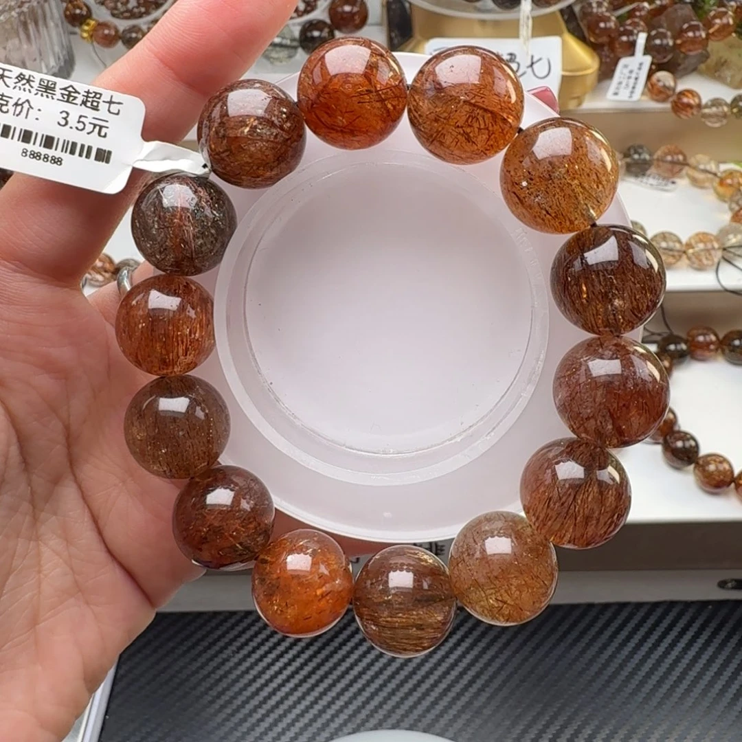 未镶嵌水晶手链黑金超七多样性发其一