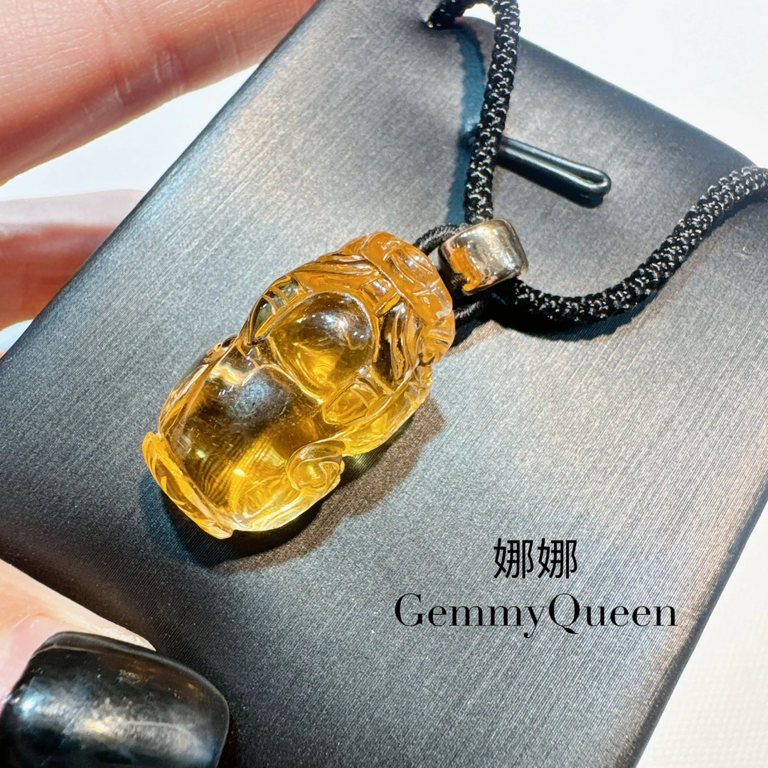 娜娜Gemmy Queen黄水晶貔貅项链GQ02142