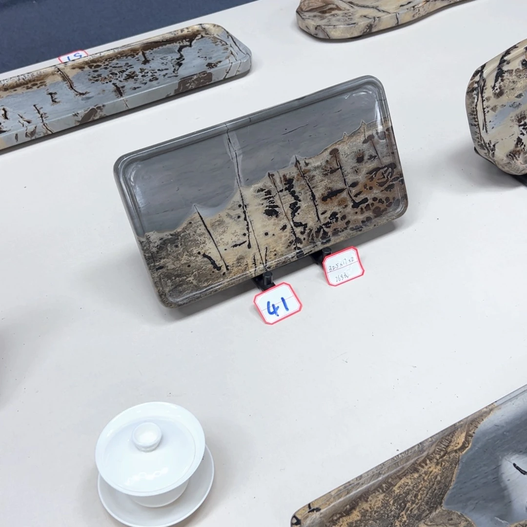 广西石天然国画石干泡台