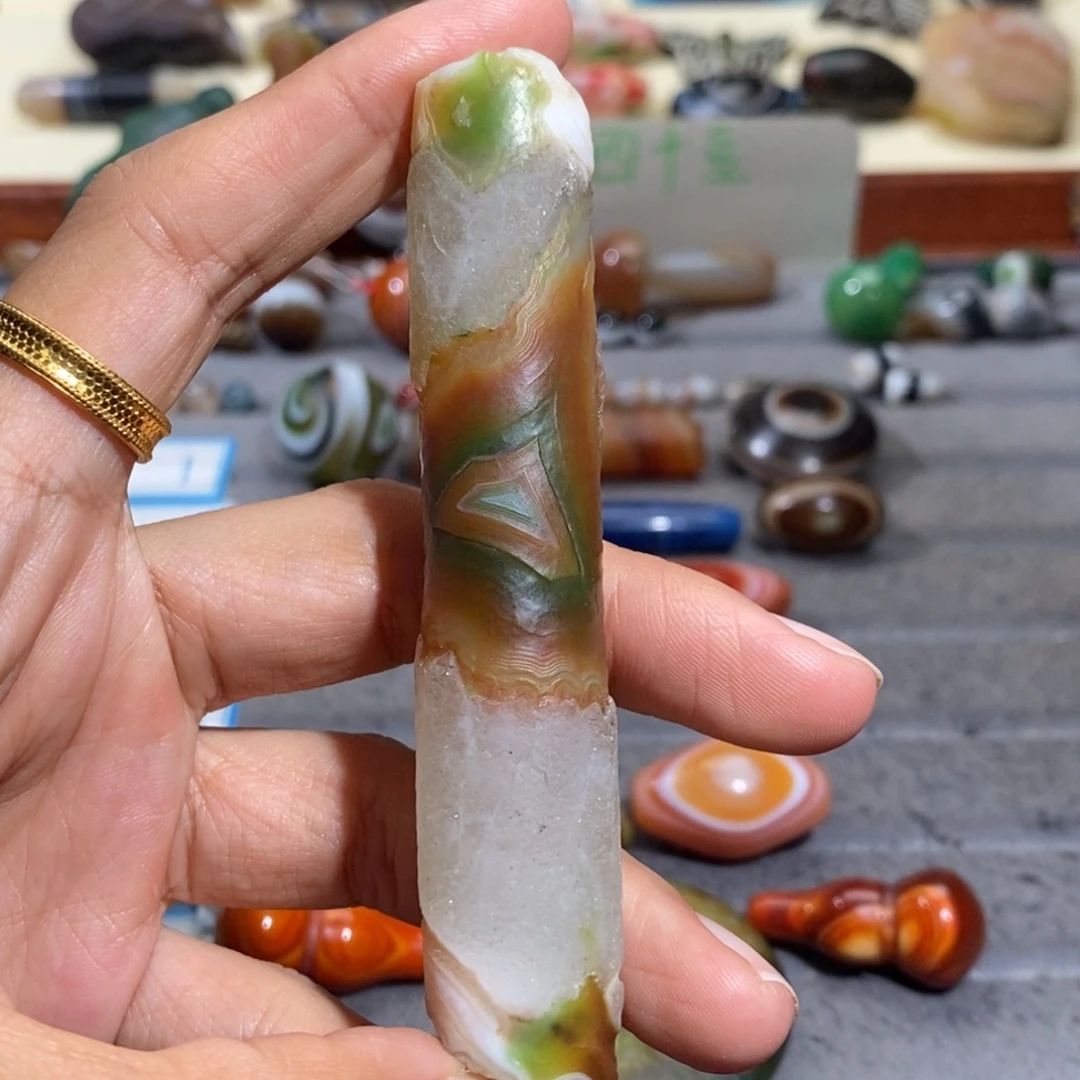 海***石玛瑙/玉髓合金颈饰